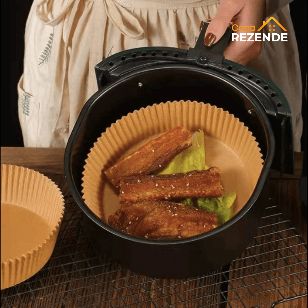 Forro de Papel Antiaderente Para Air Fryer - Zende™