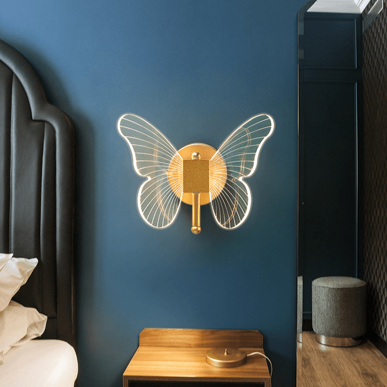 Linha de iluminação Butterfly - metal & led acrílico