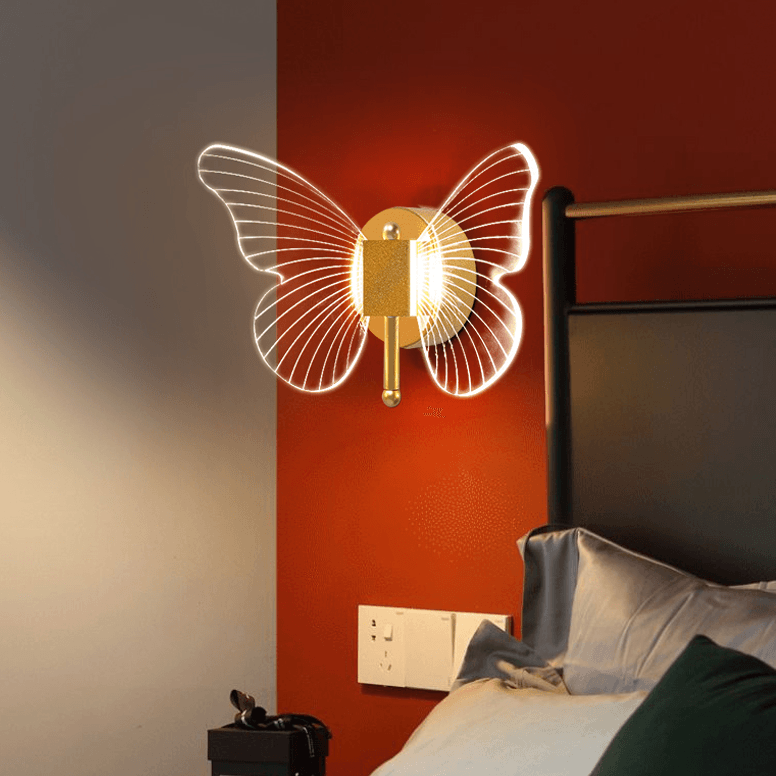 Linha de iluminação Butterfly - metal & led acrílico