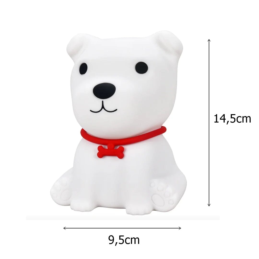 Luminária Infantil em Silicone Cachorrinho