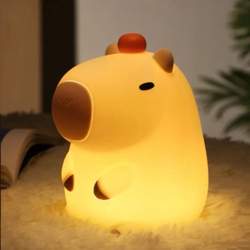 Luminária Infantil em Silicone Capivara