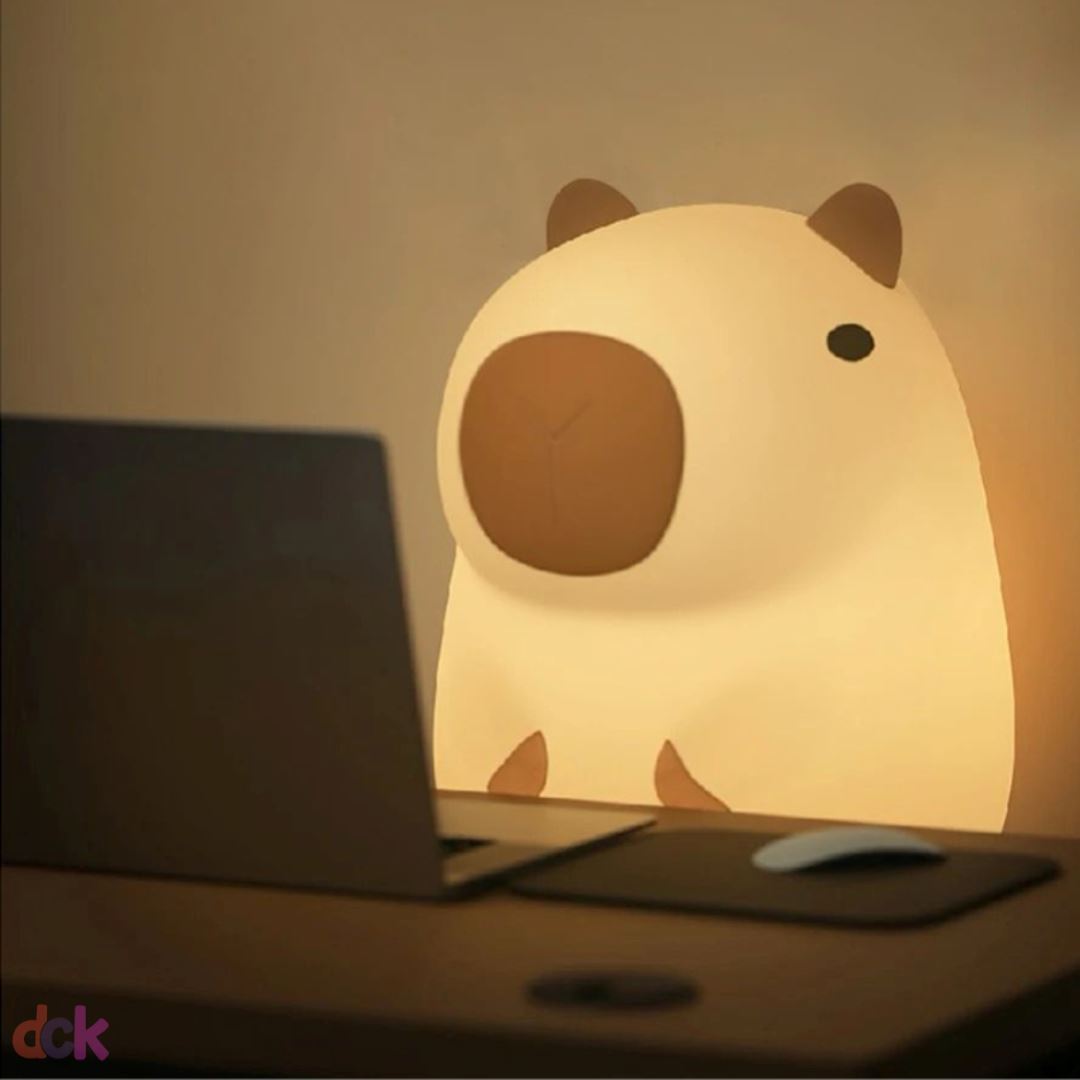 Luminária Infantil em Silicone Capivara