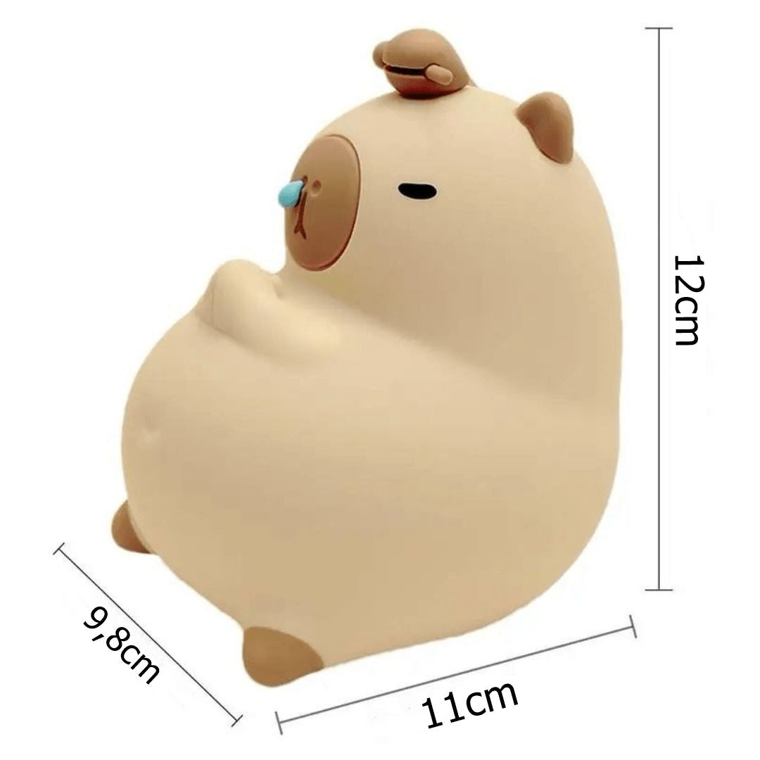 Luminária Infantil em Silicone Capivara Dorminhoca