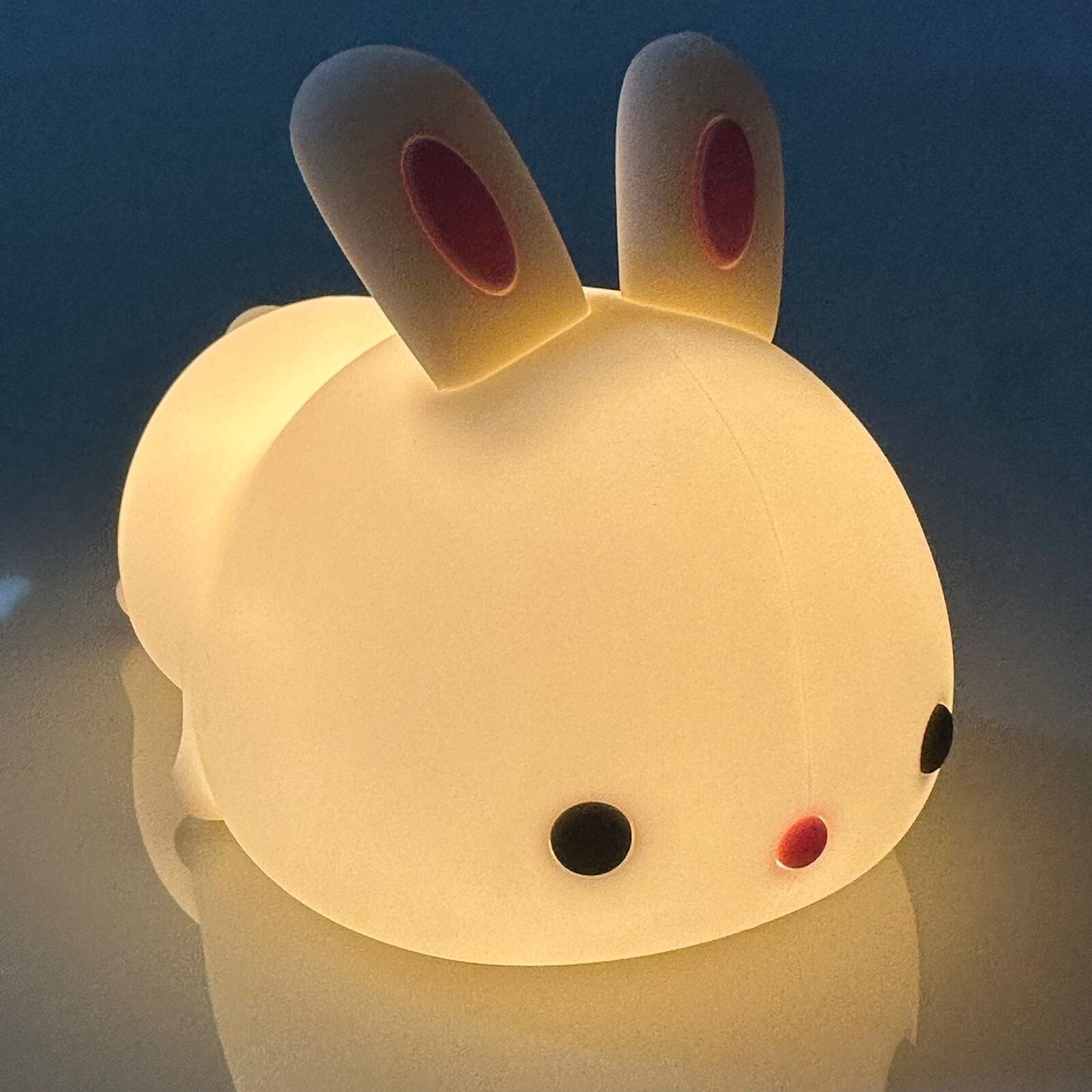 Luminária Infantil em Silicone Coelhinho Fofo