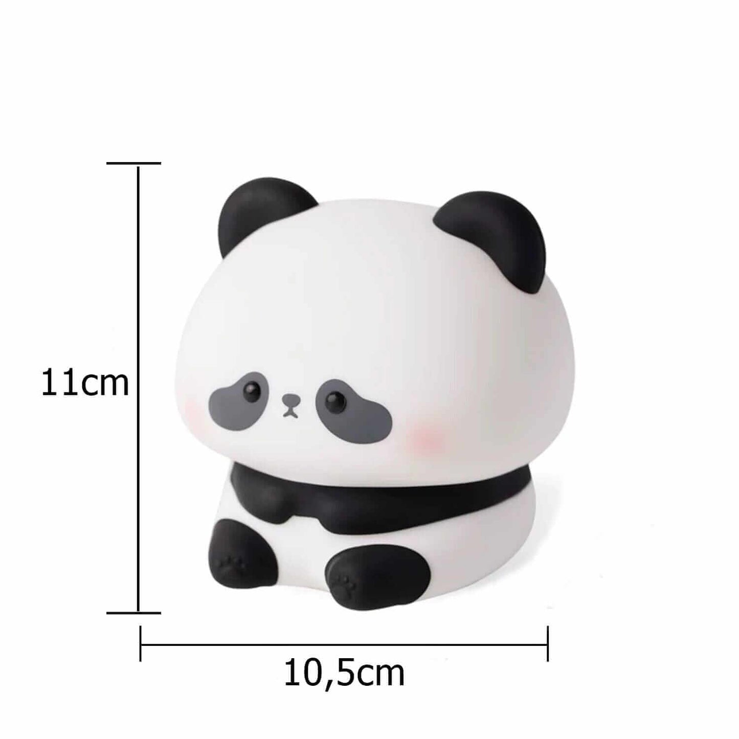 Luminária Infantil em Silicone Panda