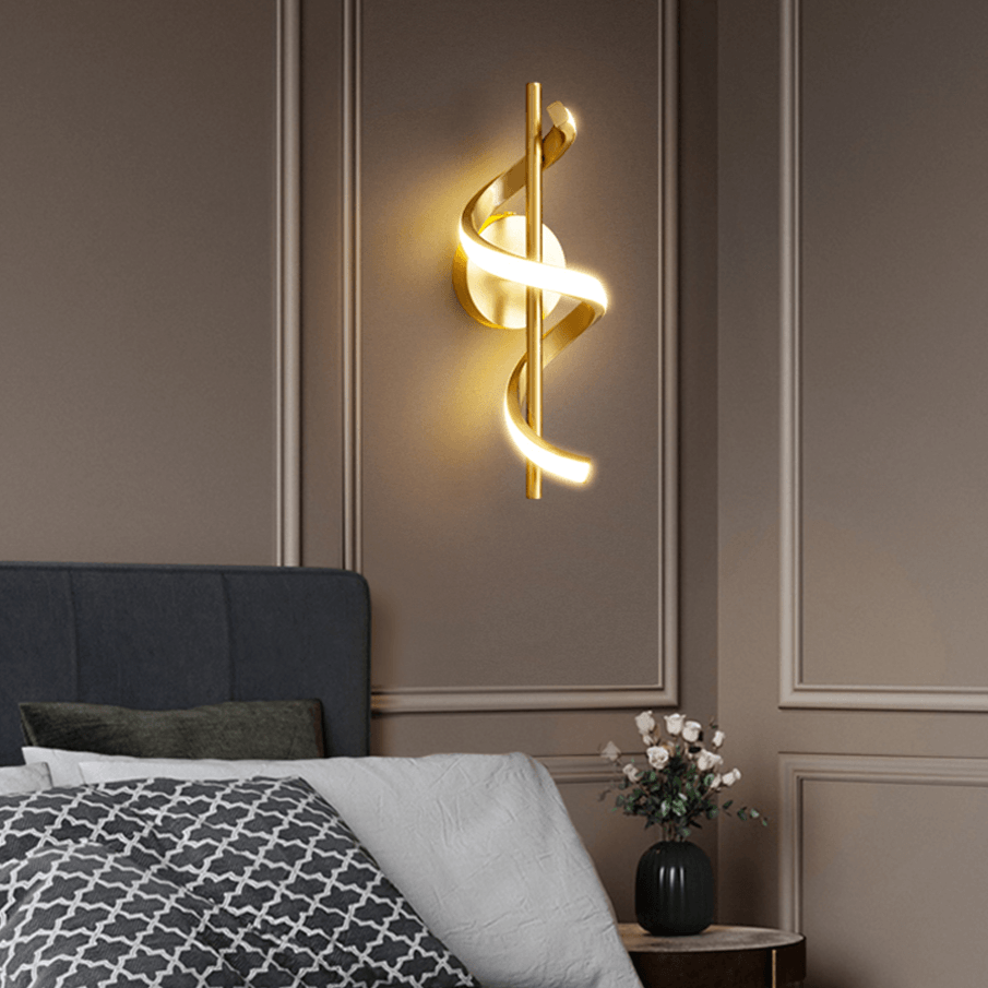 Pendentes & Arandelas Curvas em led - design moderno