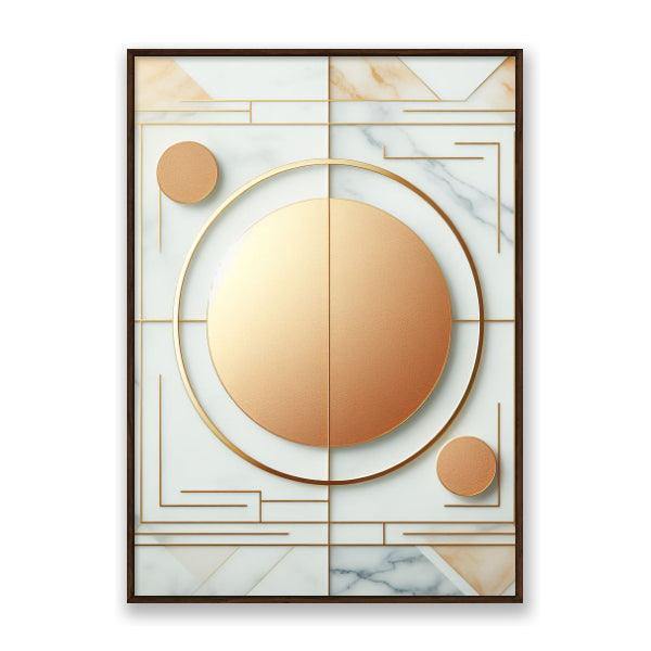 Quadro Ocaso Dourado