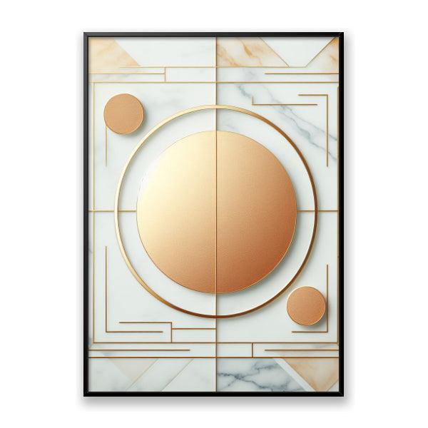 Quadro Ocaso Dourado